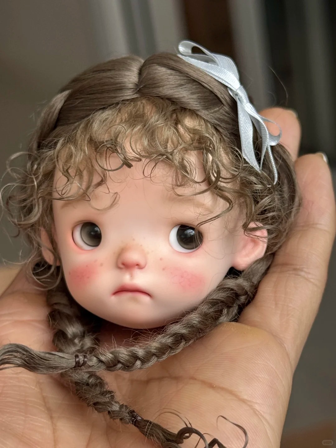 Beauty No Makeup - دمية أمبر 1/6 SD BJD، رأس
