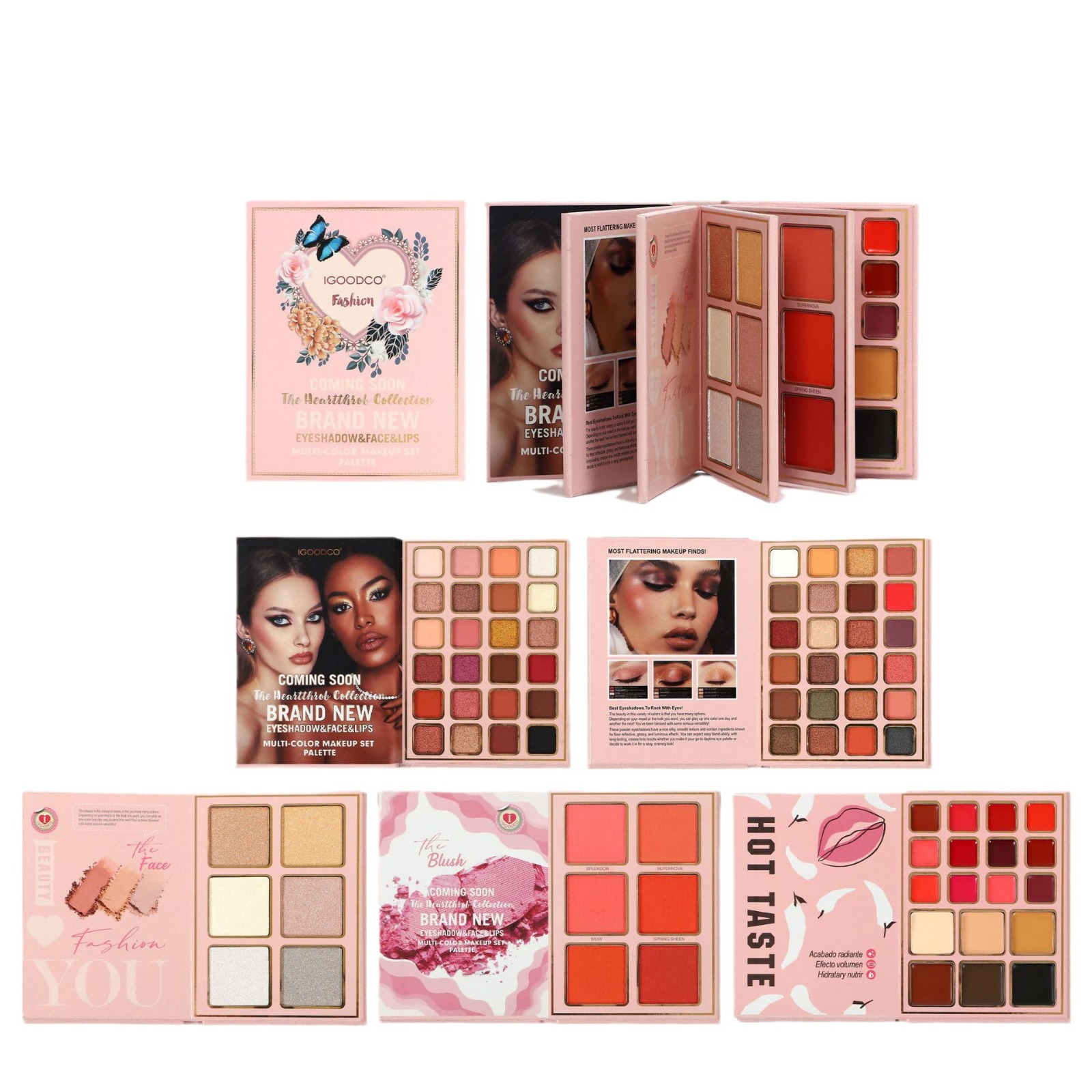 Beauty Makeup Book - مجموعة مكياج احترافية شاملة بـ 78