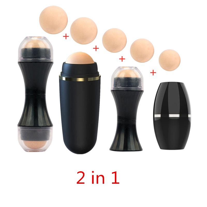 Beauty Natural Makeup - 2 in1 النفط امتصاص الأسطوانة الحجر
