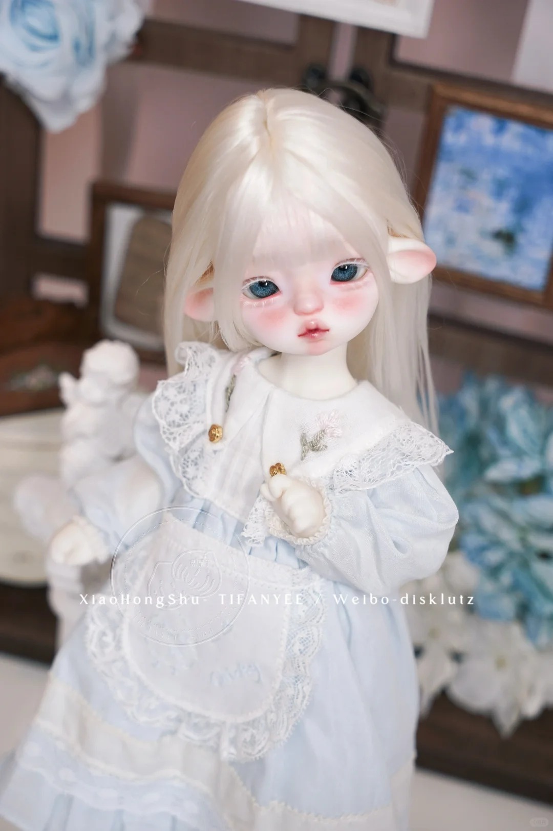 جديد SD BJD دمية 1/6 عيون مفتو - مراجعة Beauty Makeup Girl وسعره