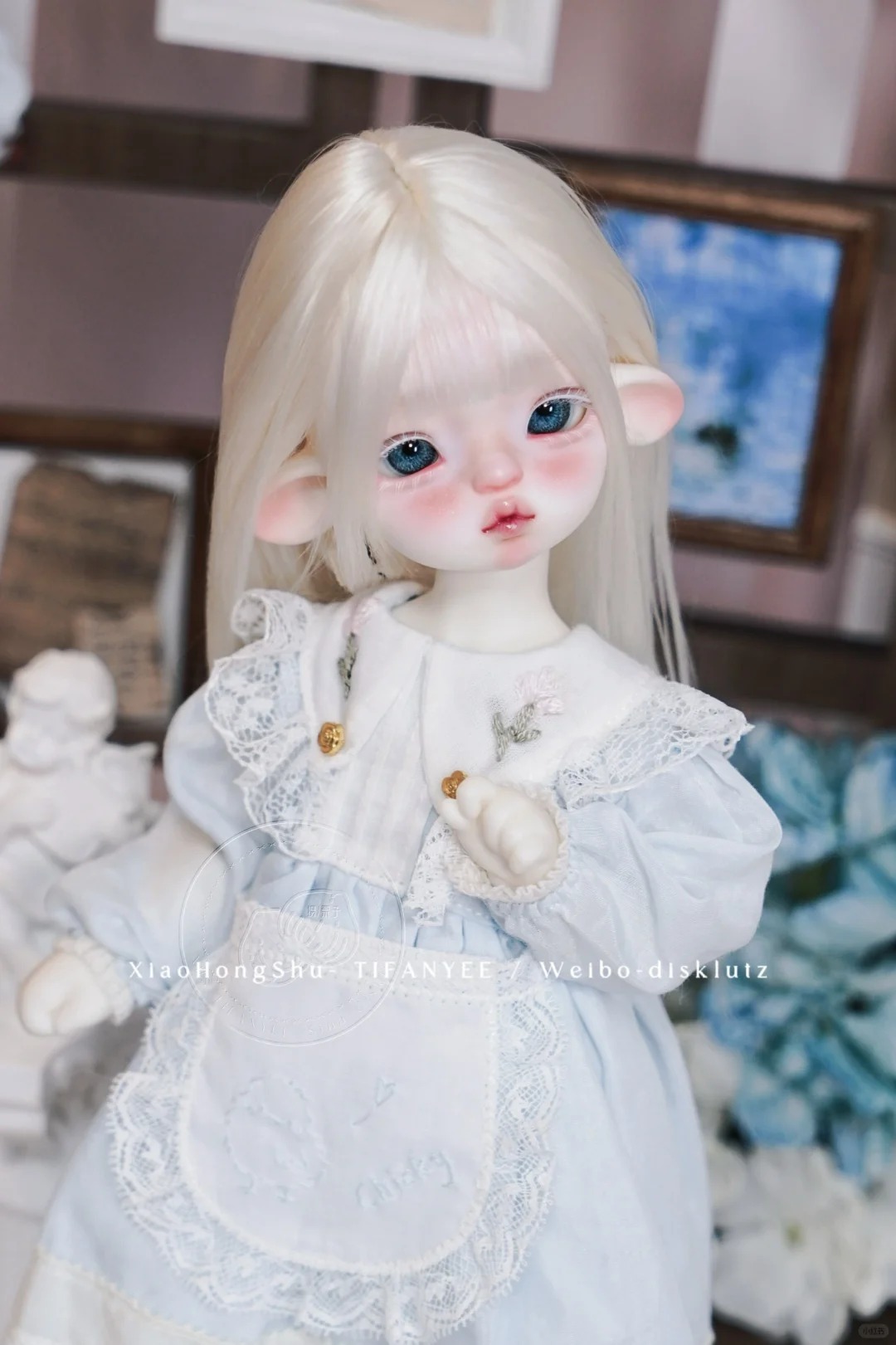 جديد SD BJD دمية 1/6 عيون مفتو - مراجعة Beauty Makeup Girl وسعره