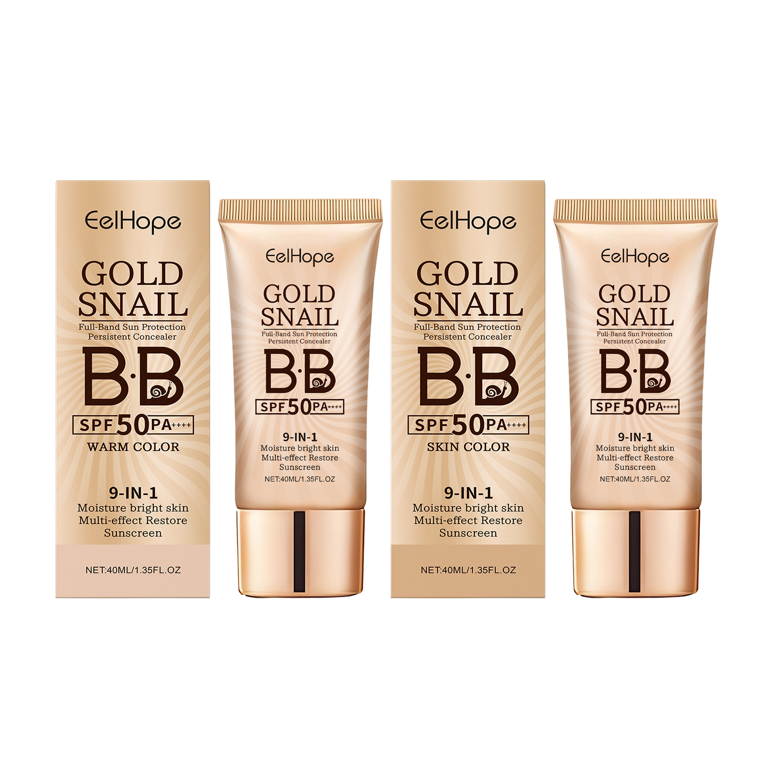 الذهب الحلزون واقية من الشمس B - مراجعة Beauty Makeup Foundation وسعره