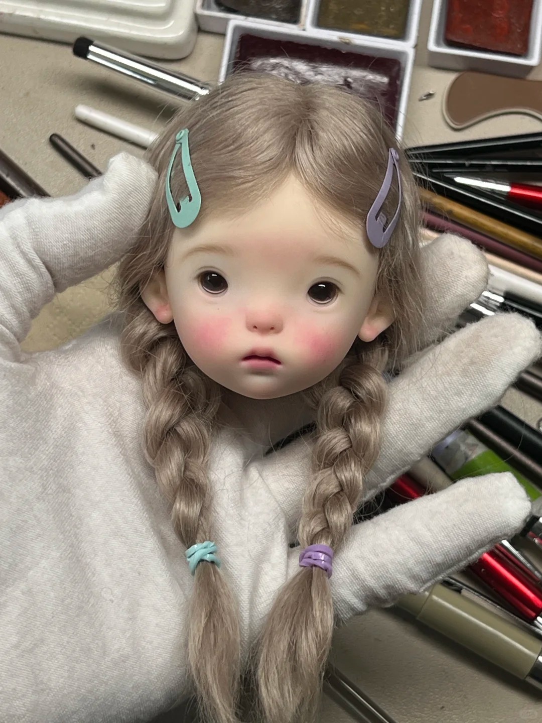 SD BJD دمية 1/6 Landoudou رئيس - مراجعة Beauty No Makeup وسعره