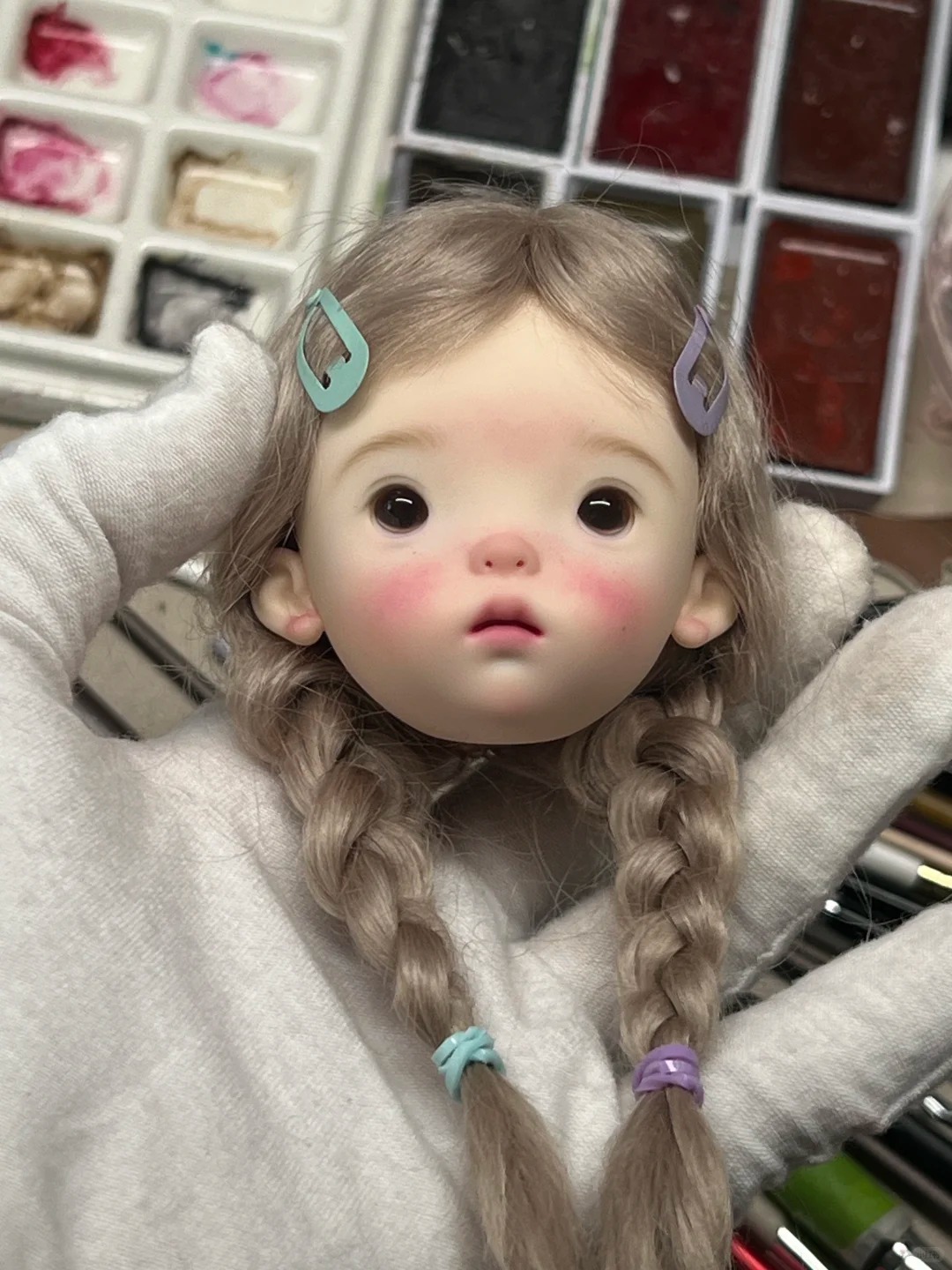 SD BJD دمية 1/6 Landoudou رئيس - مراجعة Beauty No Makeup وسعره