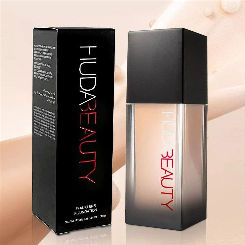 كريم أساس سائل من Huda Beauty  - مراجعة Huda Beauty Makeup Bag وسعره