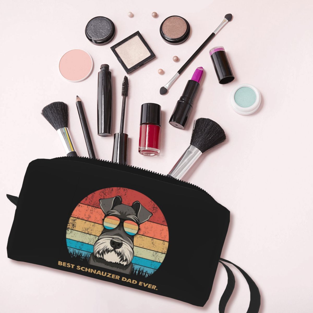 حقيبة مكياج Best Schnauzer Dad - مراجعة Beauty Forever Makeup وسعره