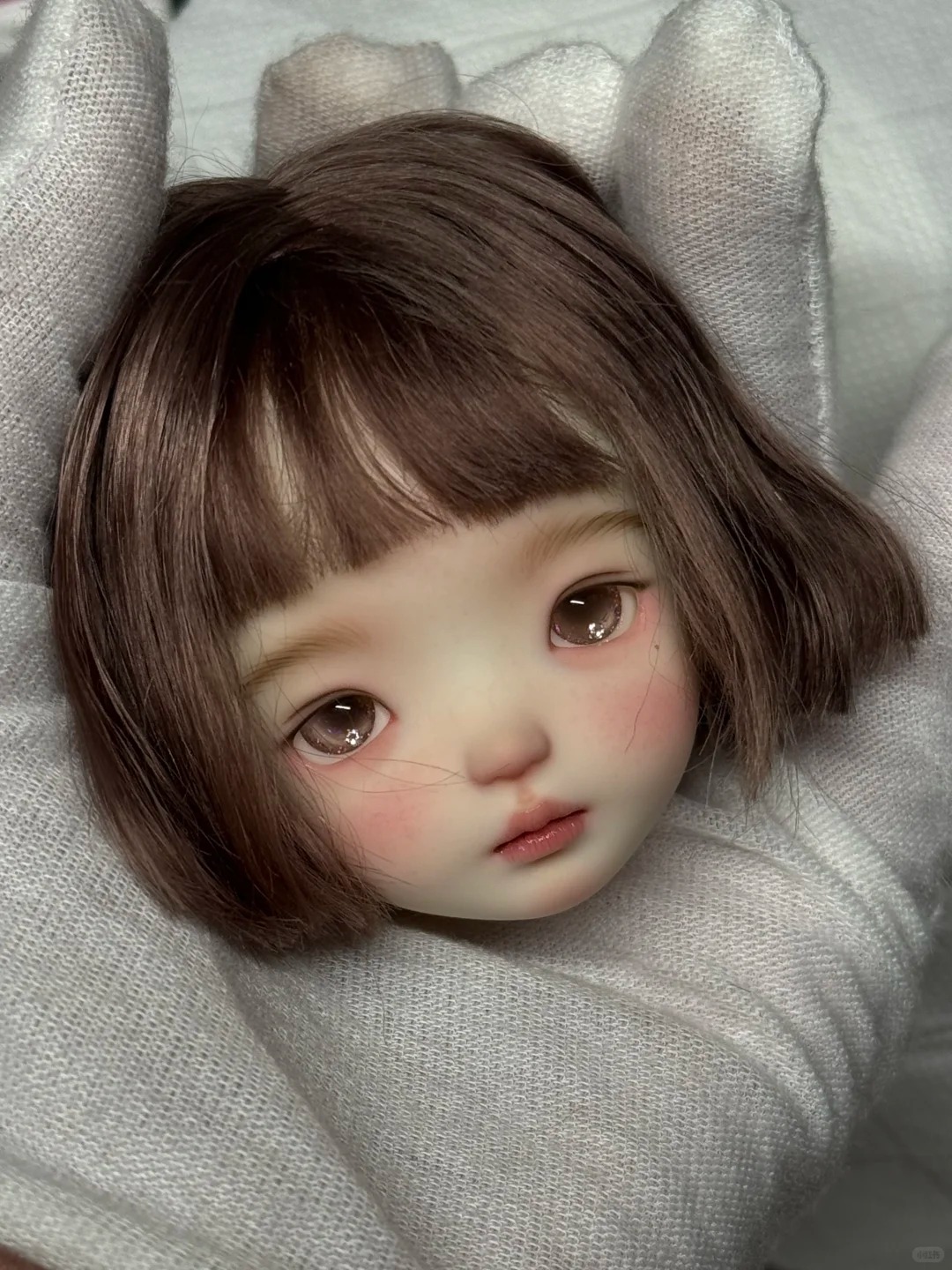 رأس دمية BJD بمقياس 1/6 - رأس  - مراجعة Beauty Makeup Girl وسعره