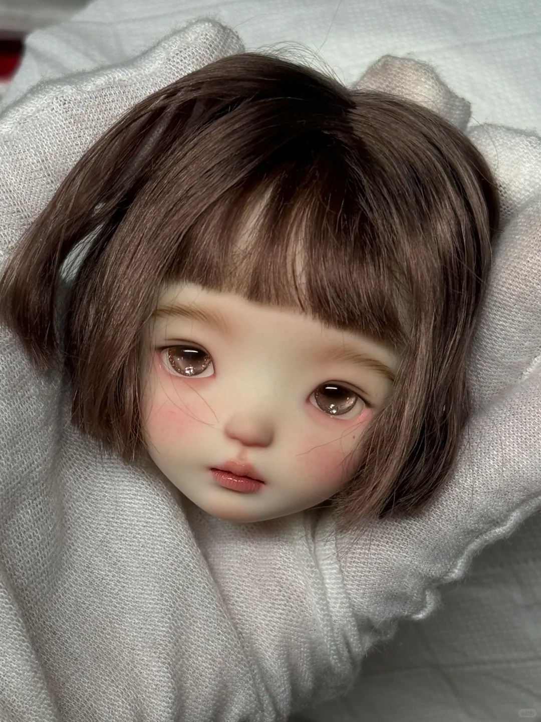 رأس دمية BJD بمقياس 1/6 - رأس  - مراجعة Beauty Makeup Girl وسعره